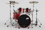 DS Drums Set tobe acustice x DS Drum Fury Studio Red Sparkle