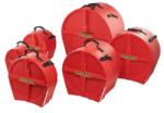 Hardcase Set Cutii HRockFus3 14S, 10T, 12T, 16FT, 22B Red