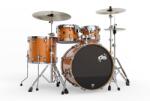 DS Drum Set tobe acustice x DS Drum Groove Master Studio Orange Galaxy Wrap