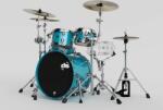 DS drum Set tobe acustice x DS Drum Fury Studio Metallic Teal