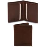 Tuscany Leather Portofel bărbați din piele naturală cu două pliuri (bifold)