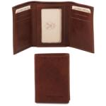 Tuscany Leather Portofel bărbați din piele naturală cu 3 pliuri, TL140801
