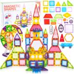  Set de constructie, 3D magnetic blocks, 130 piese, forme diferite multicolor, JollyMag, STEM 110497 (ESELL-W-jolly_ml110497)