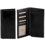 Tuscany Leather Portofel bărbați din piele naturală cu două pliuri, vertical