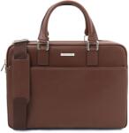 Tuscany Leather Servieta pentru laptop din piele Saffiano, TL142551 Geanta, rucsac laptop