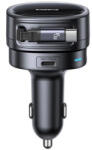 Baseus Incarcator auto Baseus PrimeTrip VR1, 2x USB-C, 1x USB, 60 W, Cablu integrat, Black (C00069001121-00)