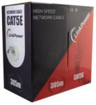 LinkPower Cablu FTP CAT5E CCA 305m gri ecranat exterior interior - LinkPower LINK-FTP-CCA-305 (LINK-FTP-CCA-305)