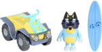 Moose Figurina Moose Toys Ltd. Bluey Beach Quad - Bandit pe ATV Varsta 3 Ani+ Multicolor (17549) Figurina