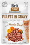  Brit Care Cat Fillets in Gravy With Hearty Duck 4x85 g