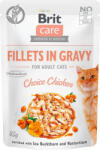  Brit Care Cat Fillets in Gravy Choice Chicken 12x85 g