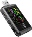 FNIRSI USB port tesztelő fekete FNB48P (5905156102224)