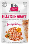  Brit Care Cat Fillets in Gravy With Savory Salmon 4x85 g