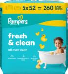 Pampers törlőkendő (5x52/fólia) Fresh Clean
