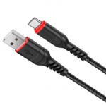 hoco. Плетен кабел Hoco X59 Victory USB-A to USB-C Cable, 18W, 2A, 1 метър, Черен (X59 Victory A-C)