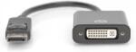 ASSMANN DisplayPort DVI-D Átalakító Fekete 15cm DB-340414-001-S (DB-340414-001-S)