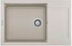 Elleci - Csepptálcás gránit mosogatótálca Easy 310 G39 Bianco soft - LGY31039 (Elle-LGY31039)