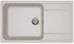 Elleci - Csepptálcás gránit mosogatótálca Life 410 G39 Bianco soft - LG241039 (Elle-LG241039)