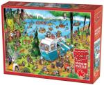 Cobble Hill Puzzle Cobble Hill din 1000 de piese - DoodleTown: Chemarea sălbăticiei (44512) Puzzle