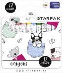 Starpak Állatos Zsírkréta - 12 db (490945)