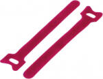 KSS Tépőzár kábelkötegelő kötegeléshez, bolyhos és horgos fél (H x Sz) 240 mm x 16 mm, piros MGT-240RD 1 db (1095578) (1095578)
