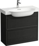 Laufen The New Classic dulap 77.6x31.6x67.7 cm sub chiuveta pe perete negru-stejar H4060420856281 (H4060420856281)