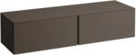 Laufen Il Bagno Alessi dulap cu blat 160x50x37 cm sub chiuveta pe perete caștan H4303300974291 (H4303300974291)