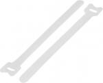 TRU COMPONENTS Tépőzár kábelkötegelő Kötegeléshez Bolyhos és horgos fél (H x Sz) 240 mm x 16 mm Fehér 20 db (TC-12355380) (TC-12355380) - aqua