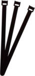 FASTECH FASTECH Tépőzár kábelkötegelő Kötegeléshez Bolyhos és horgos fél (H x Sz) 250 mm x 13 mm Fekete 100 db (ETK-3-250-9999-100) (ETK-3-250-9999-100)