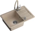 Quadron Ready Smart chiuvetă cu robinet și dozator bej/oțel LA_TQ6244RSBEZ (LATQ6244RSBEZ)