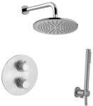 PAFFONI Light set de duș ascuns cu duș de ploaie oţel LIQ018ZSC2CST (LIQ018ZSC2CST)