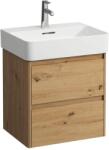 Laufen Base 2.0 dulap 52x40x51.5 cm sub chiuveta pe perete stejar H4113621082671 (H4113621082671)