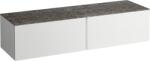 Laufen Il Bagno Alessi dulap cu blat 160x50x37 cm sub chiuveta pe perete alb H4323300972601 (H4323300972601)