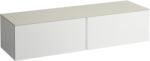 Laufen Il Bagno Alessi dulap cu blat 160x50x37 cm sub chiuveta pe perete alb H4313300972601 (H4313300972601)