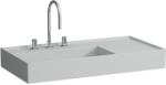 Laufen Kartell lavoar 90x46 cm dreptunghiular clasică-mobilier gri/piatră mat H8183387591111 (H8183387591111)