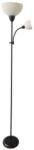 Rábalux Action lampă de podea 2x60 W negru 74109 (74109)