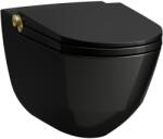 Laufen Cleanet Riva toaletă cu spălare agăţat fără margine negru H8206910230001 (H8206910230001)