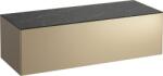 Laufen Sonar dulap cu blat 117.5x45.5x34 cm sub chiuveta pe perete negru-auriu H4054200341401 (H4054200341401)