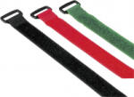 Hama Klett-Kabelbinder mit Öse, wiederverwendbar, 20 x 250 mm, farbig, 9 Stück Tépőzár kábelkötegelő Fekete, Zöld, Piros 9 db (00221006) (00221006)