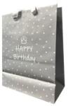 LCA Pungi Cadou Standard Large Special Day, Gri, 26.5 x 33.5 x 13 cm (ELC-PC-SL-SDG)