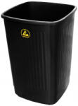 BJZ ESD Papírkosár 50 l (Sz x Ma x Mé) 36 x 51 x 36 cm Műanyag Fekete 1 db (A-34058) (A-34058)