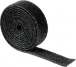 Hama Tépőzár kábelkötegelő Fekete 1 db (00221007) (00221007)