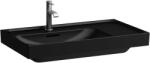 Laufen Meda mosdótál 80x46 cm négyszögletes klasszikus-beépíthető fekete matt H8171167161041 (H8171167161041)