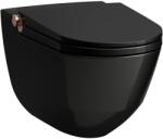 Laufen Cleanet Riva bidéfunkciós wc függő perem nélkül fekete H8206910240001 (H8206910240001)