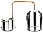 Perfect Home Cazan Cupru-Inox pentru Fiert Tuica, Perfect Home, 50 l (MRK-13301) Ceaun