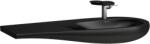 Laufen Il Bagno Alessi mosdótál 120x50 cm klasszikus fekete matt H8149747161041 (H8149747161041)