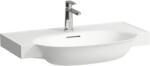 Laufen The New Classic mosdótál 80x48 cm félkör alakú klasszikus-beépíthető fehér fényes H8138554001081 (H8138554001081)