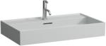 Laufen Kartell mosdótál 80x46 cm négyszögletes klasszikus szürke/kő matt H8163367591041 (H8163367591041)