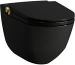 Laufen Cleanet Riva bidéfunkciós wc függő perem nélkül fekete H8206917180001 (H8206917180001)