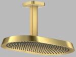 Hansgrohe Dus fix 370x220, 2jet, EcoSmart, cu racord de tavan, auriu lucios (Polished Gold Optic), Axor ShowerSphere 39758990 39758990 (39758990)
