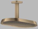 Hansgrohe Dus fix 370x220, 2jet, EcoSmart, cu racord de tavan, bronz periat (Brushed Bronze), Axor ShowerSphere 39758140 39758140 (39758140)